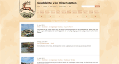 Desktop Screenshot of hirschstetten.info